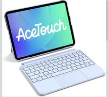 Inateck Hülle mit Tastatur,Ultraleichte Tastatur für iPad 