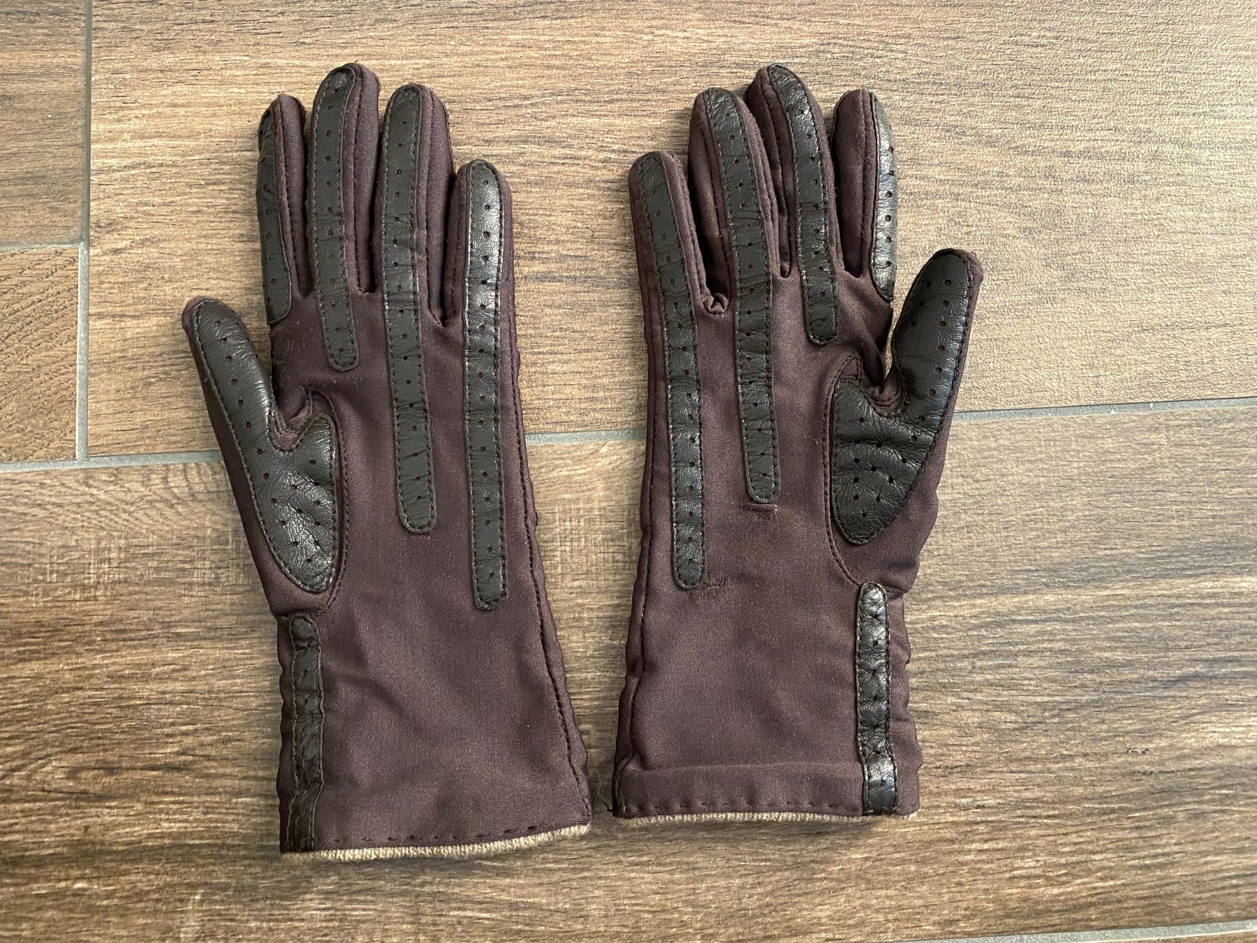 Gants & mitaines : Handschuhe mit Ledereinsatz braun Gr. 7 – D'occasion à Pratteln par a23_j2gs 2