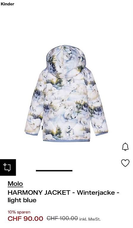 Jacken & Mäntel: Molo Winterjacke Kinder Größe 86 – Gebraucht aus Luzern von Sportstudentin 3