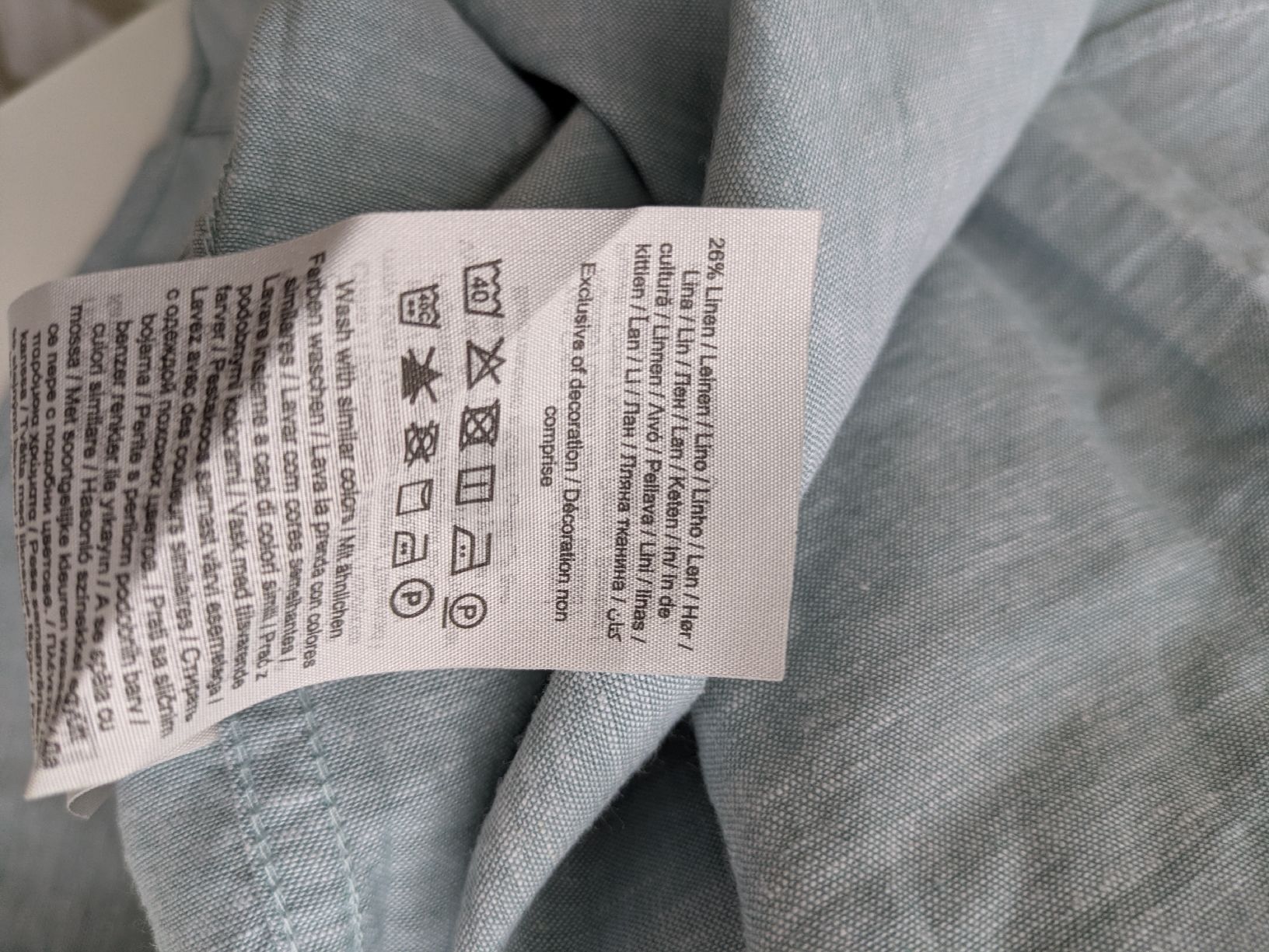 Camicie: Hemd von Jack & Jones Gr. M Hellblau Sommerlich-leicht – Usato da Rorschach venduto da joh_v2y2 4