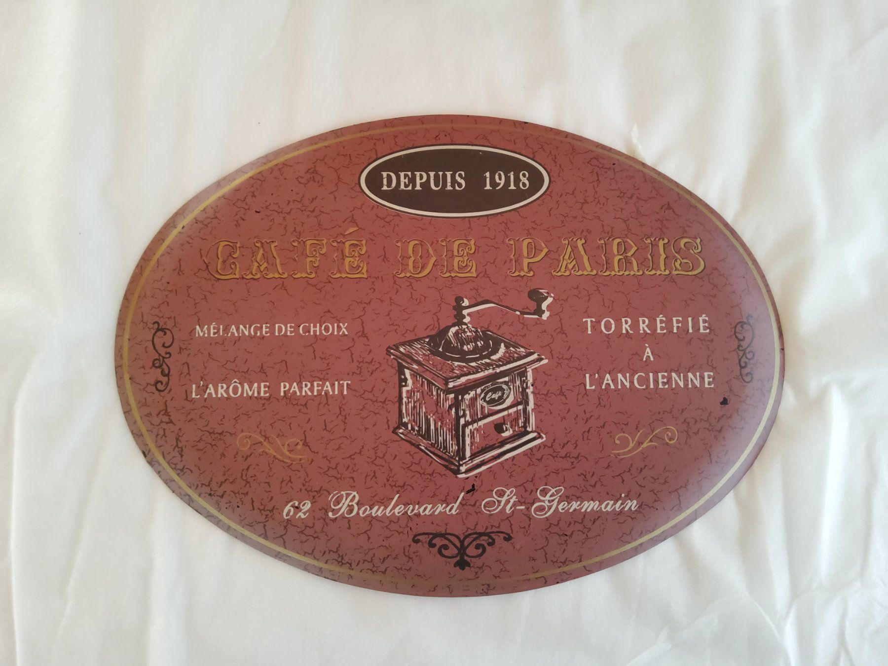 Ecriteaux: Plaque décorative en métal – D'occasion à Malleray par Broc-antique 1