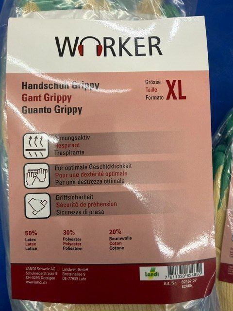 Handschuhe & Handstulpen: Arbeits Handschuhe Wörker – Neu und originalverpackt aus Sennhof von Flatron4