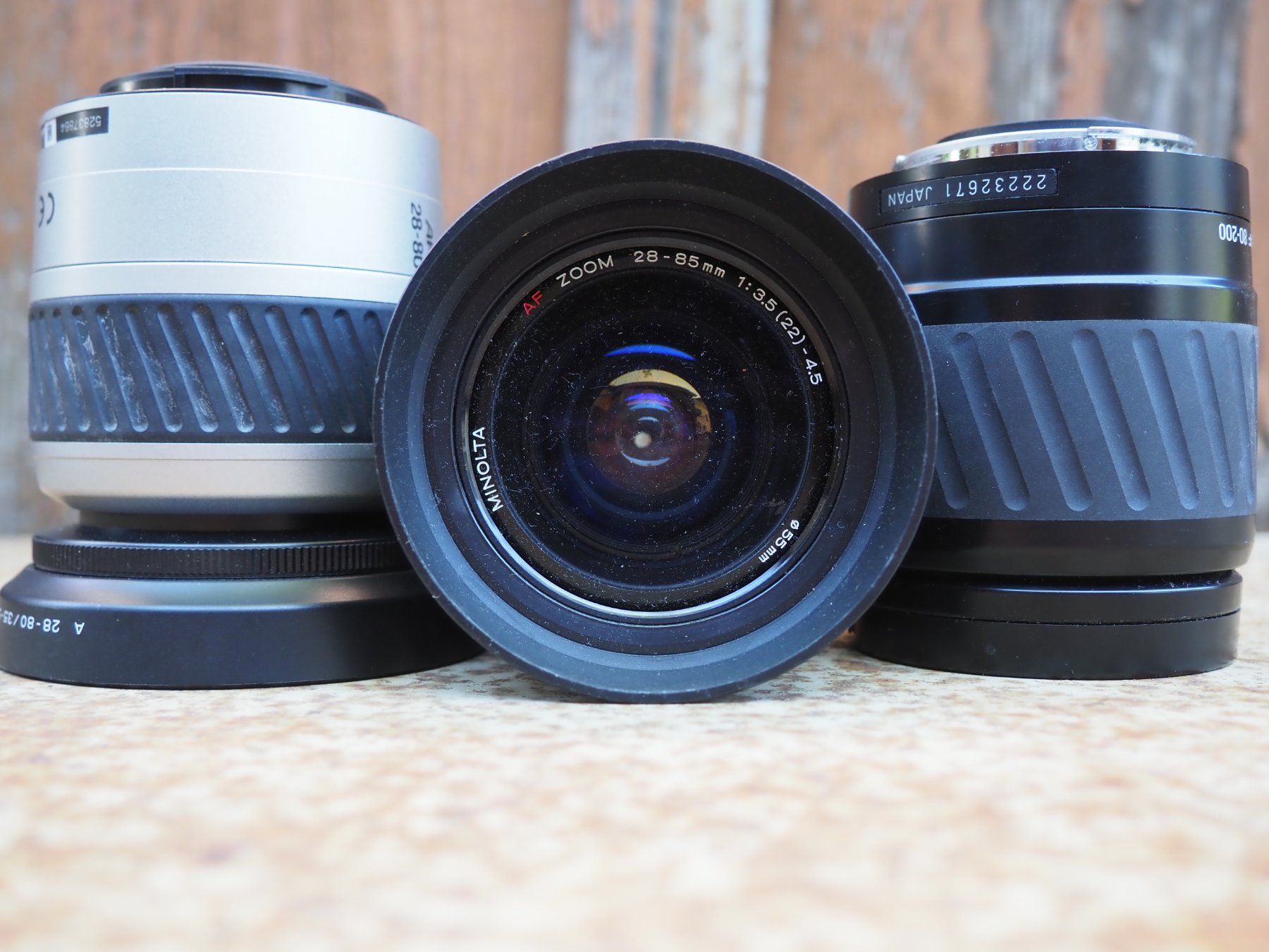Minolta Obiettivi: Minolta: 3 Objektive – Difettoso da Schänis venduto da Wewu 2
