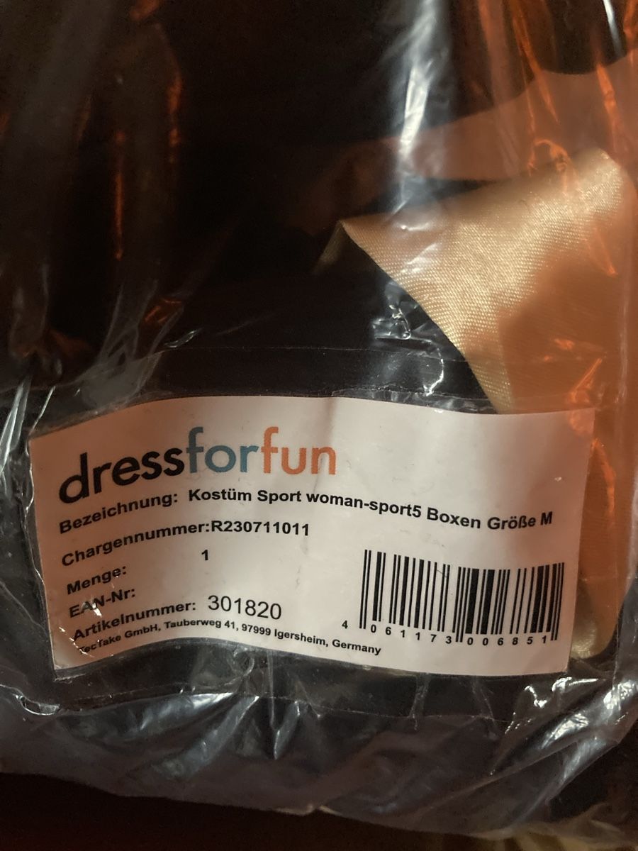 Costumi: Kostüm Boxerin M – Nuovo e nell'imballaggio originale da Aarwangen venduto da to-hirschi 4