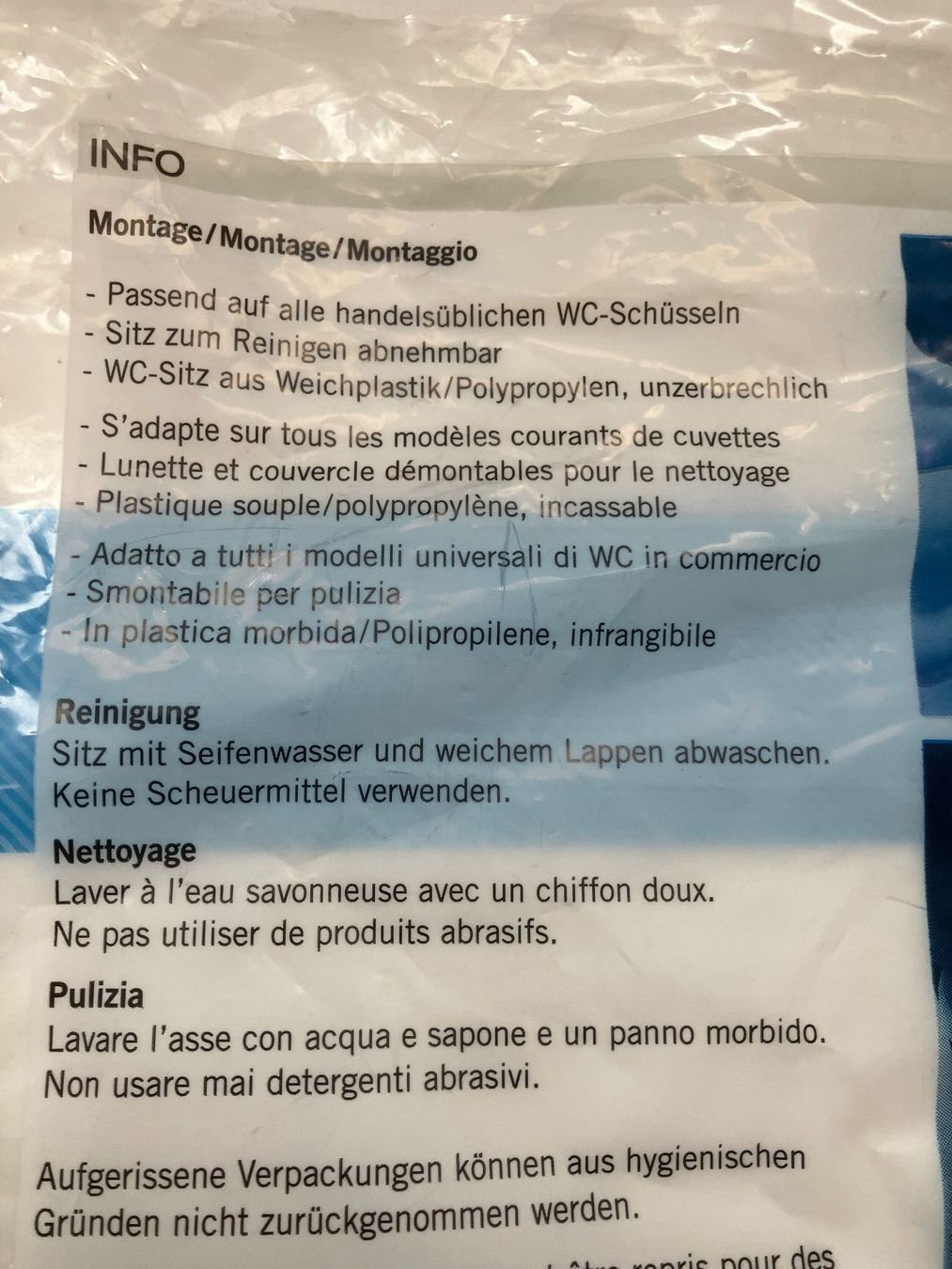 WC: WC-Sitz hellgrün, Sitzring, Deckel, neuwertig, schnell mo... – Usato da Basel venduto da ampra2276 6