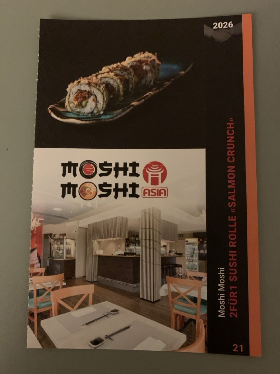 Buoni: 2für1 Sushi, Moshi Moshi Büron – Nuovo e nell'imballaggio originale da Attelwil venduto da TaraLee