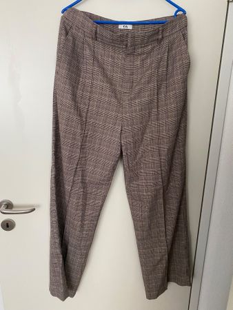 C&A Hose Karomuster Braun Grösse 42 neu