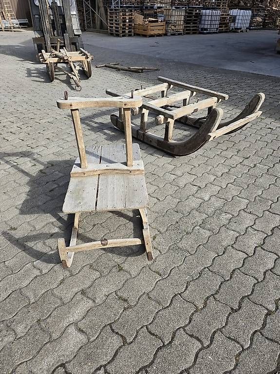 Slitta: Holzschlitten/Antik/Shabby Chic – Usato da Sommeri venduto da Miss-Gina 1
