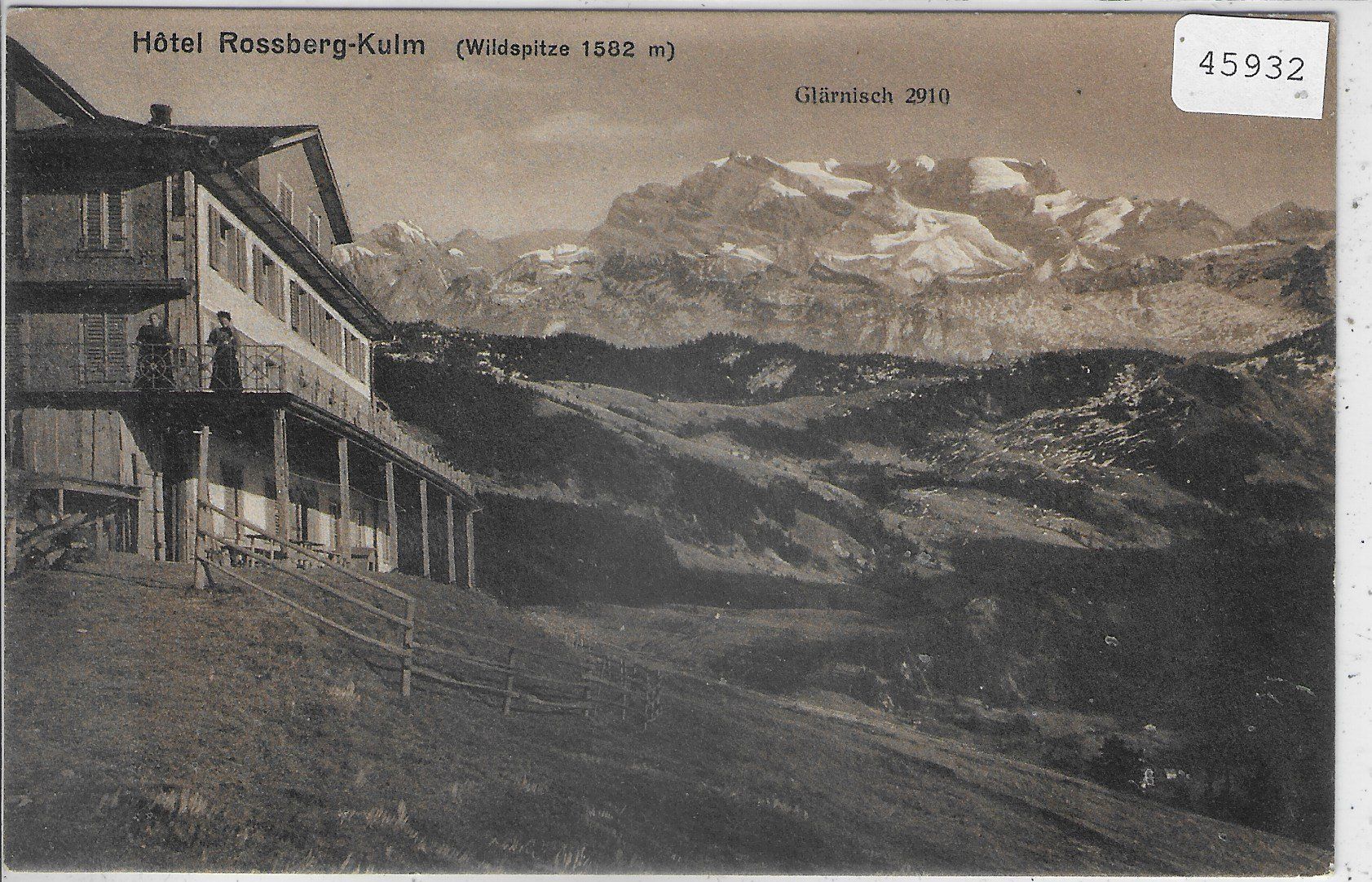 Ansichtskarten: Hotel Rossberg-Kulm – Gebraucht aus Ettingen von Kartenplanet