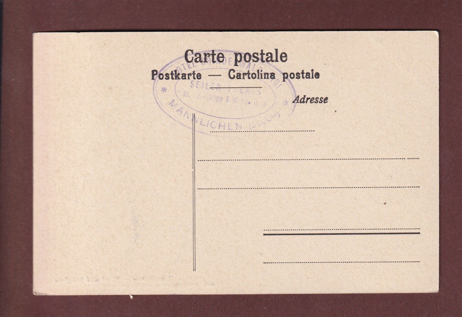 Cartoline postali: MÄNNLICHEN - Jungfrau – Usato da Pully venduto da nicecards-shop 1