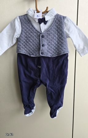 Festlicher Baby Anzug Gr. 62 mit Weste und Fliege 👔