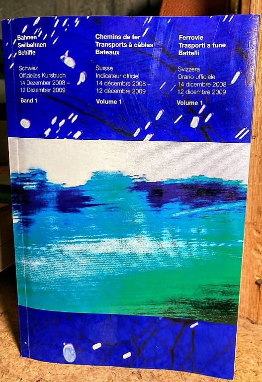 Livres: SBB-Kursbuch 2009  – D'occasion à Ittigen par Olten2 1