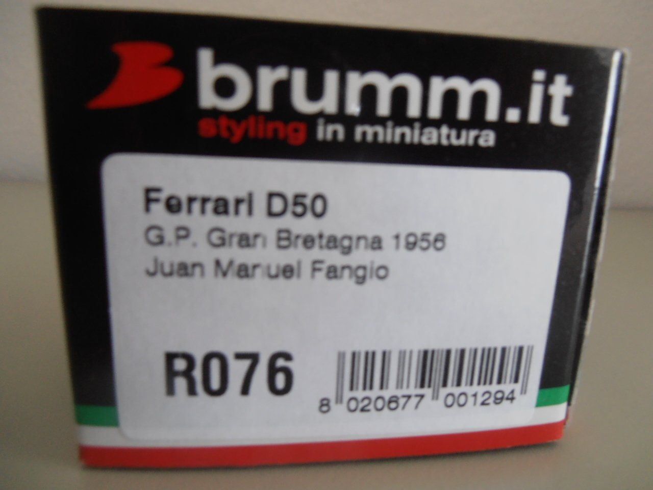 Ferrari Modellini d'auto: Ferrari D50 G.P. Gran Bretagna 1956 1:43 – Nuovo e nell'imballaggio originale da Goldach venduto da Feivel9 6