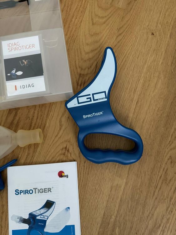 Spirotiger Go mit Atembeutel für Atemtraining Idiag Kaufen auf Ricardo