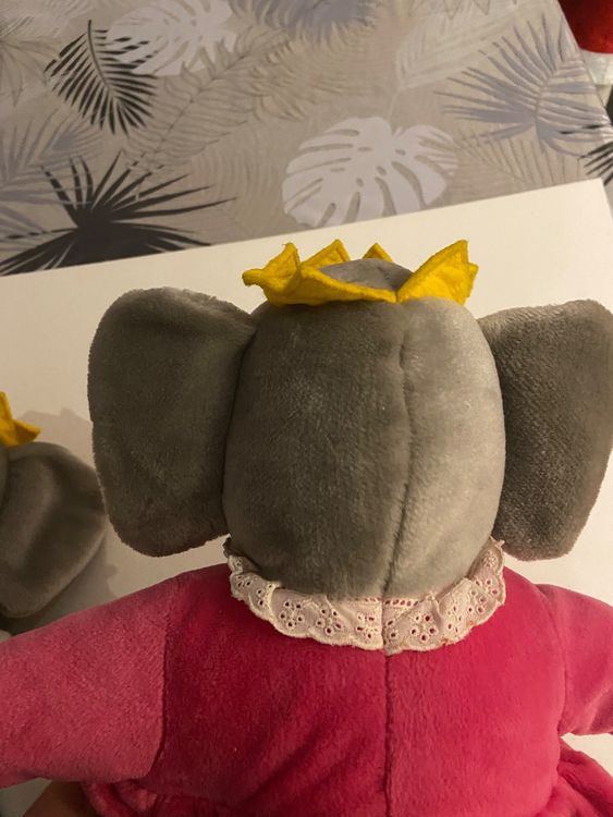 Peluche Roi Babar - Babar by Gund 1988