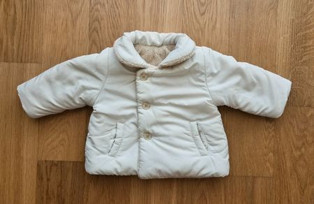 Wendejacke Zara beige weiss Grösse 62