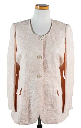 CERRUTI 1881 Blazer Vintage mit Leinen Gr. 42