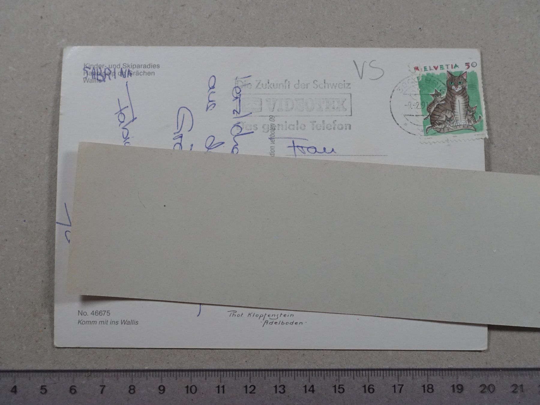 Cartes postales: Grächen, Hannigalp, 1992 – D'occasion à Lenzburg par fh1 1