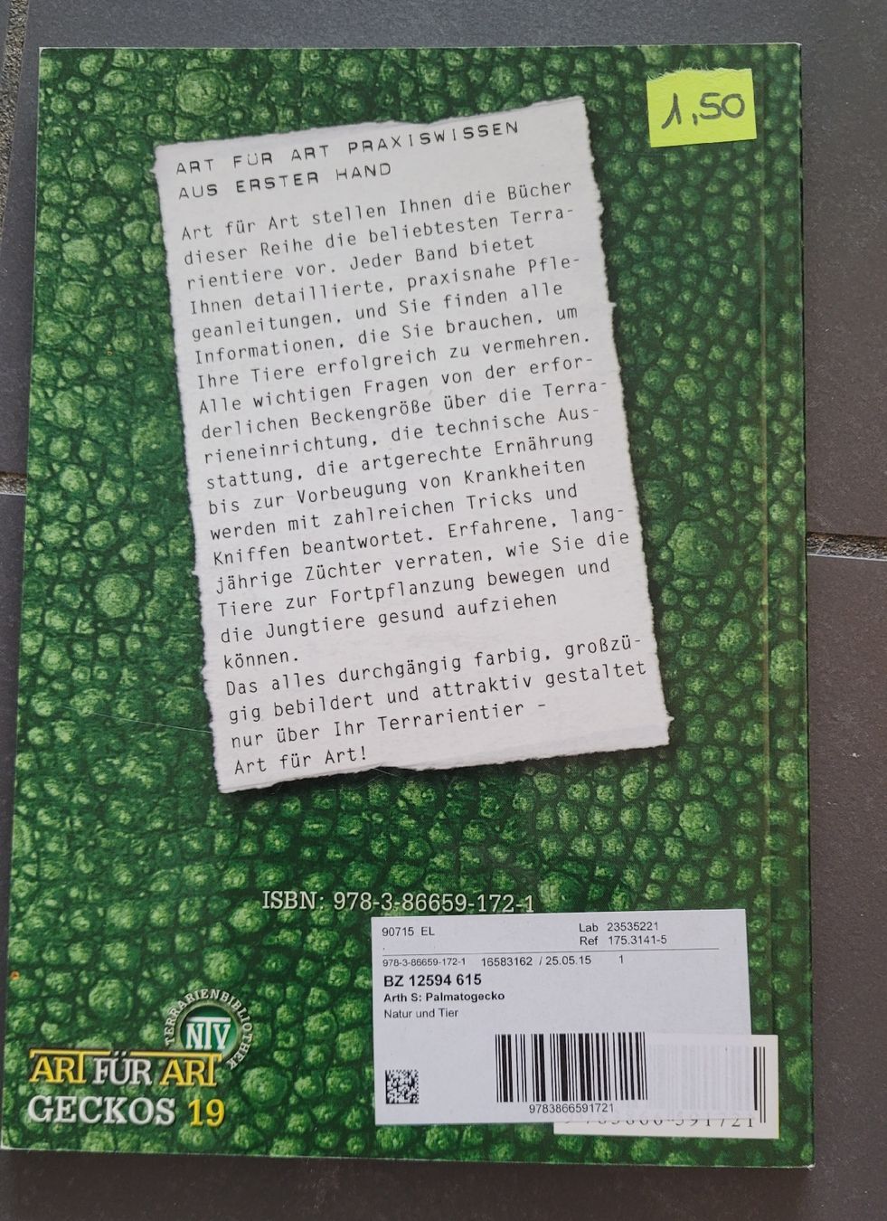 Libri: Buch Der Palmatogecko  – Usato da Kappel SO venduto da Matschi86 1