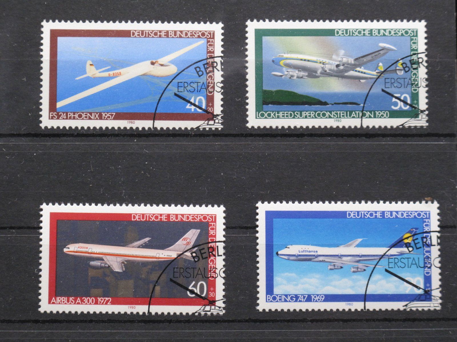 Tutti i francobolli: BRD 1980 Luftfahrt gest ET – Usato da Wil SG venduto da fva01