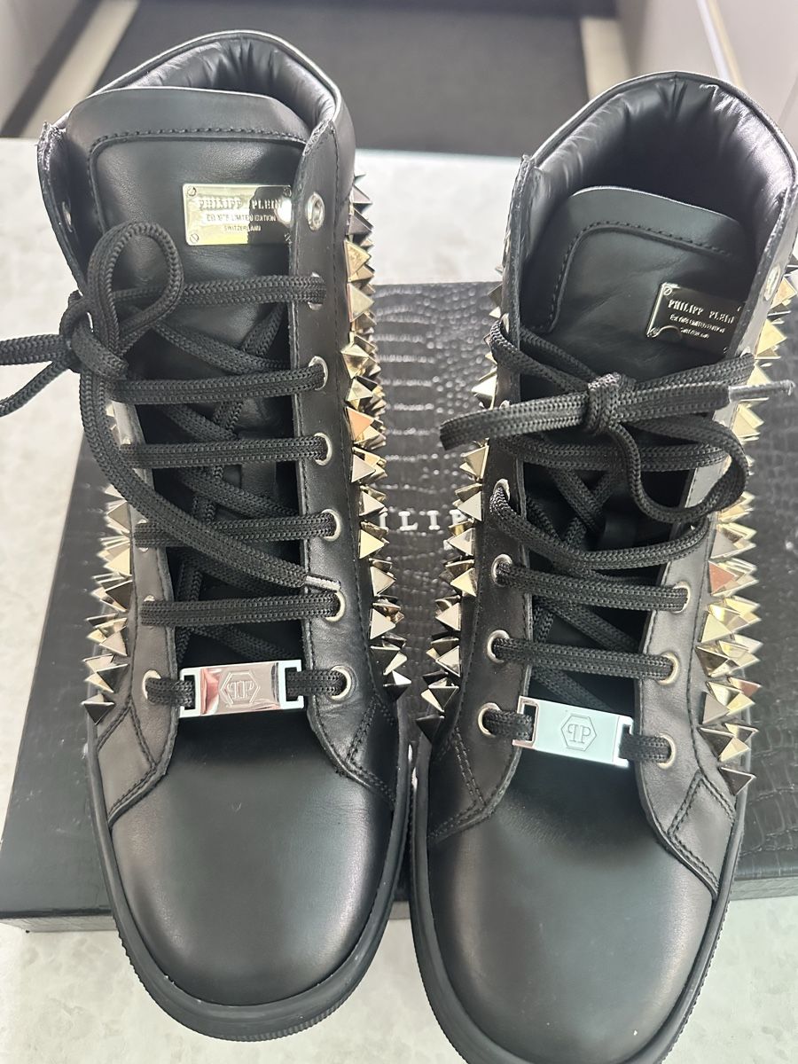 Philipp Plein Scarpe da uomo: Philipp Plein Hi-Top Skull light – Nuovo e nell'imballaggio originale da Burgdorf venduto da N.O.C. 1