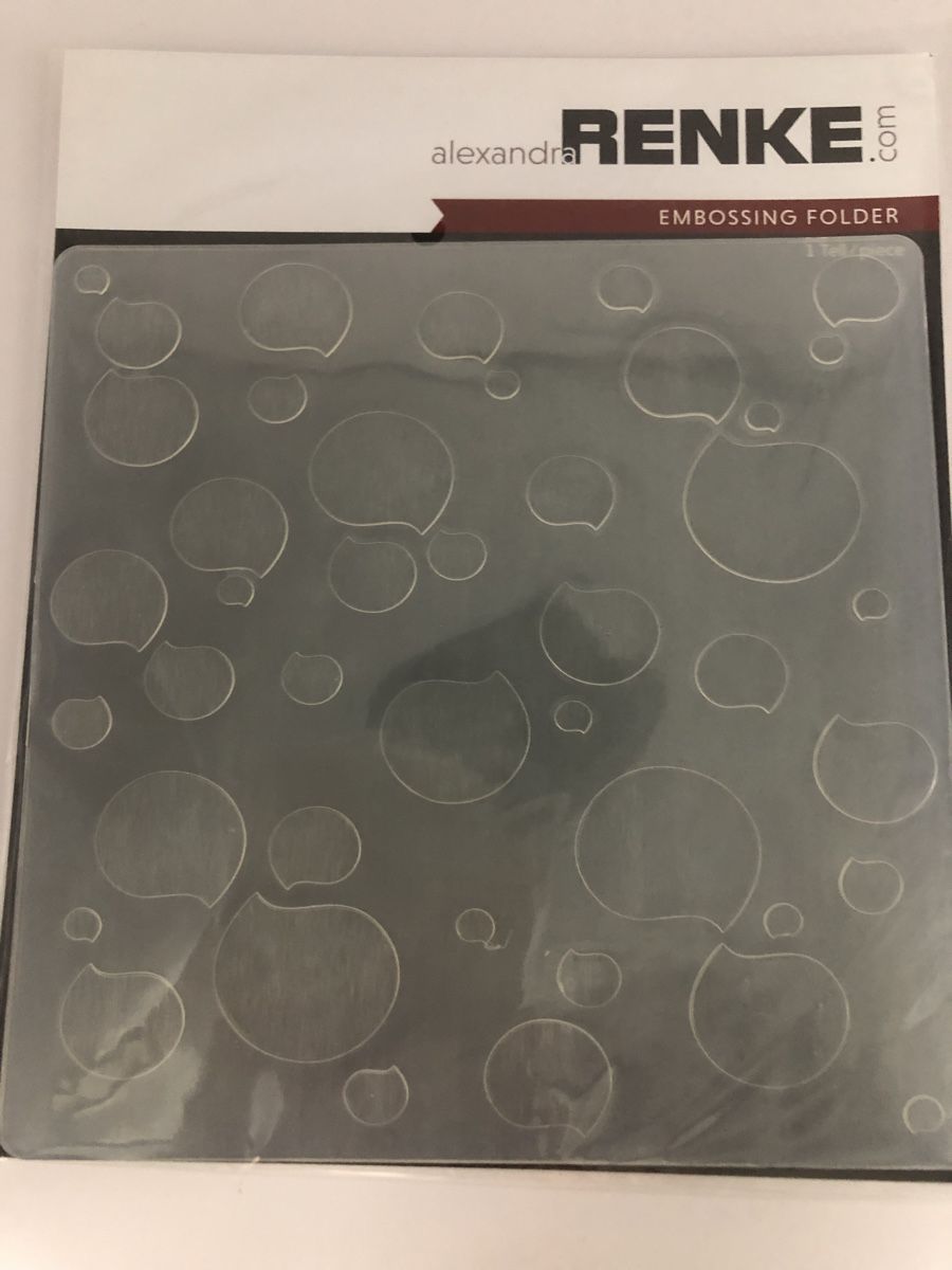 Sciablone: Präge Folder - Bubbles - Alexandra Renke – Nuovo e nell'imballaggio originale da Binningen venduto da Kellox