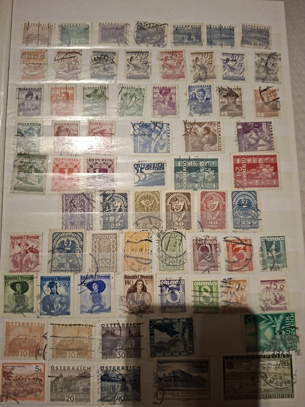 Tutti i francobolli: Briefmarkensammlung Österreich – Usato da Balgach venduto da SIMEON27 9