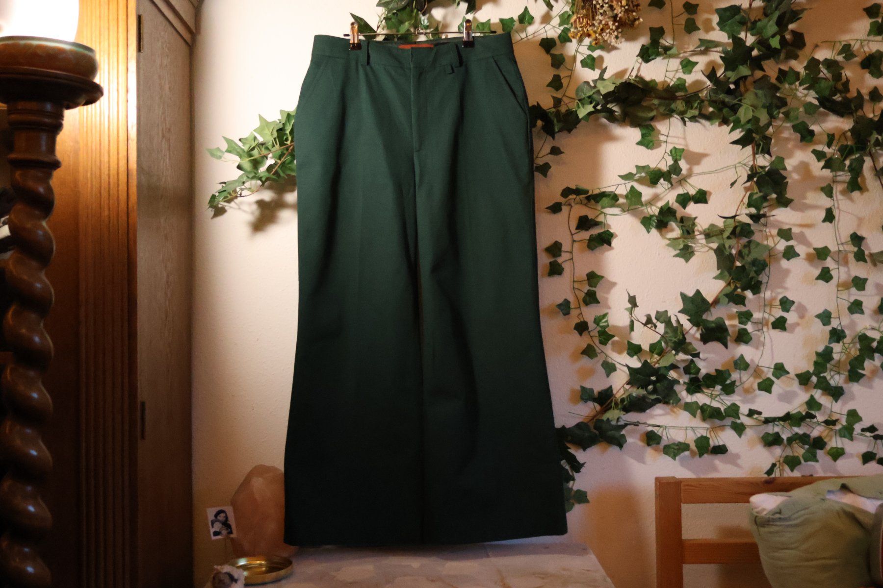 Pantaloni: Alexa Chung Anzugshose Grün – Usato da Winterthur venduto da _lxeah
