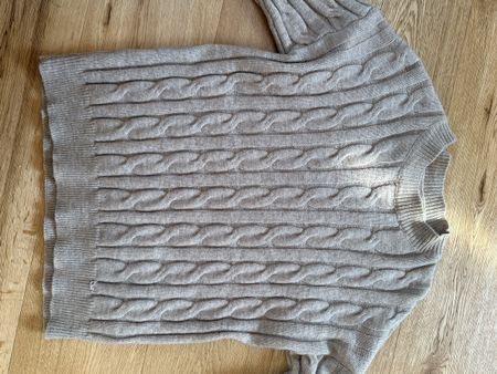 Damen Pullover Zopfmuster L