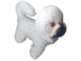 Antikes Plüschtier Bulldogge
