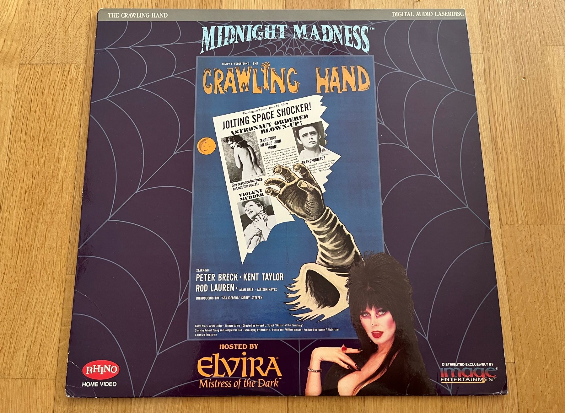 Tutti i DVDs: 1963 "The Crawling Hand" Laserdisc Horror – Usato da Bigorio venduto da catone82