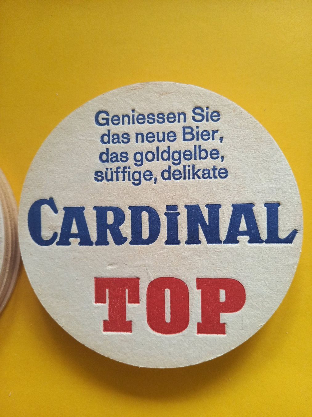 Cardinal Sottobicchieri: Sous-bock en carton de Cardinal Top – Usato da Rossens FR venduto da Souris1 1