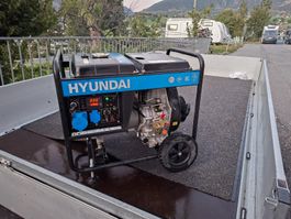 Stromerzeuger Hyundai DHY6500 Generator fahrbar gebraucht