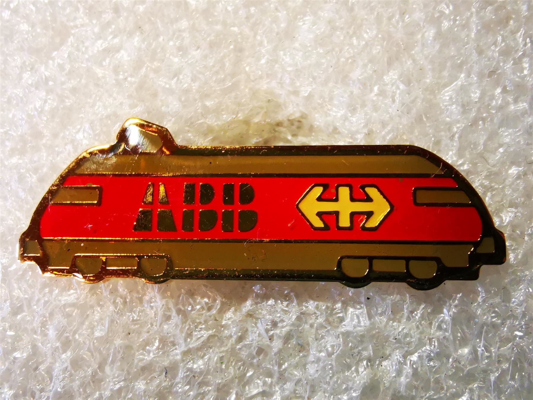 Plaketten & Abzeichen: Ansteckpin 16: Eisenbahn ABB – Gebraucht aus Oppligen von Pin-Fall-Shop