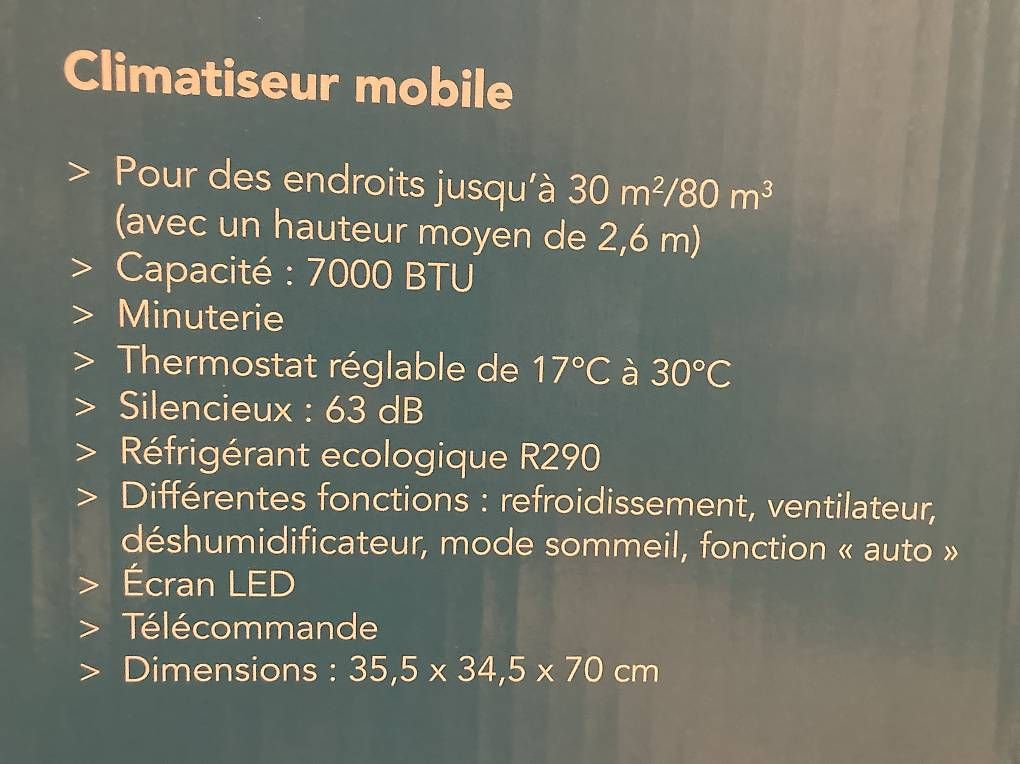 Klimageräte: Climatiseur mobile neuf  – Neu und originalverpackt aus Nyon von joa_6ctw 3
