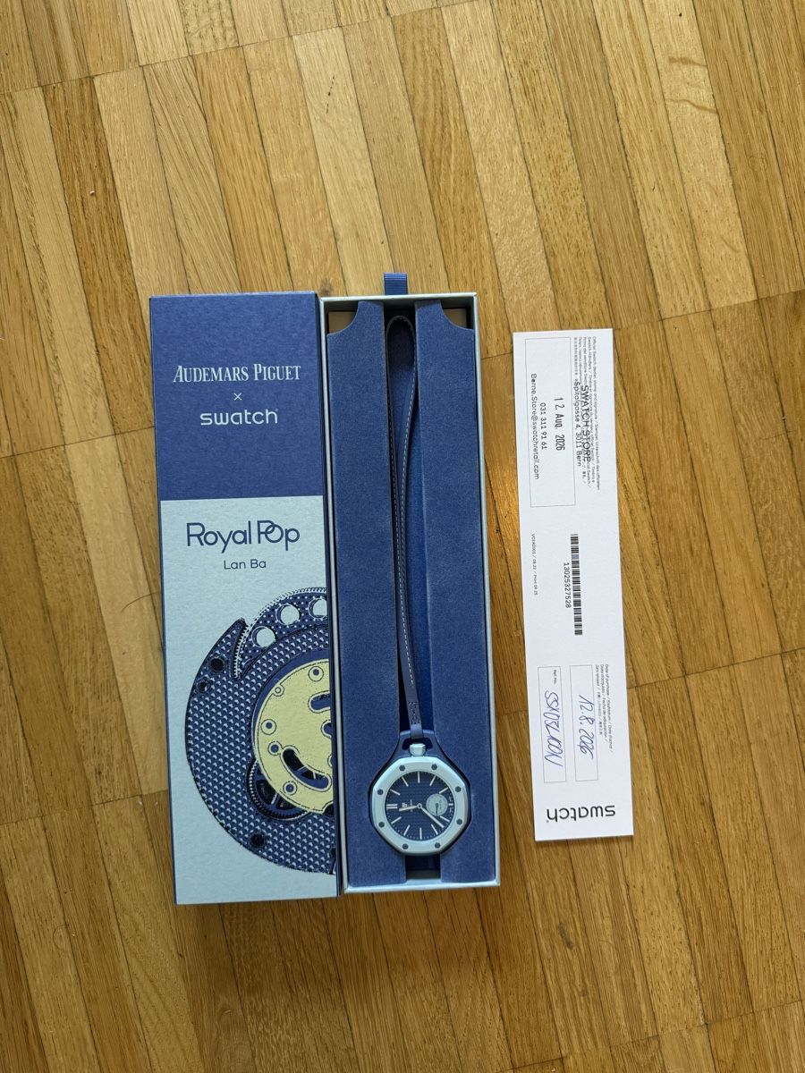 Audemars Piguet Uhren: Swatch x Audemars Piguet AP LAN BA – Neu und originalverpackt aus Bern von alekswhite