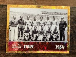 Fussball Sticker Italien 1934 FIFA Museum Sammlerstücken