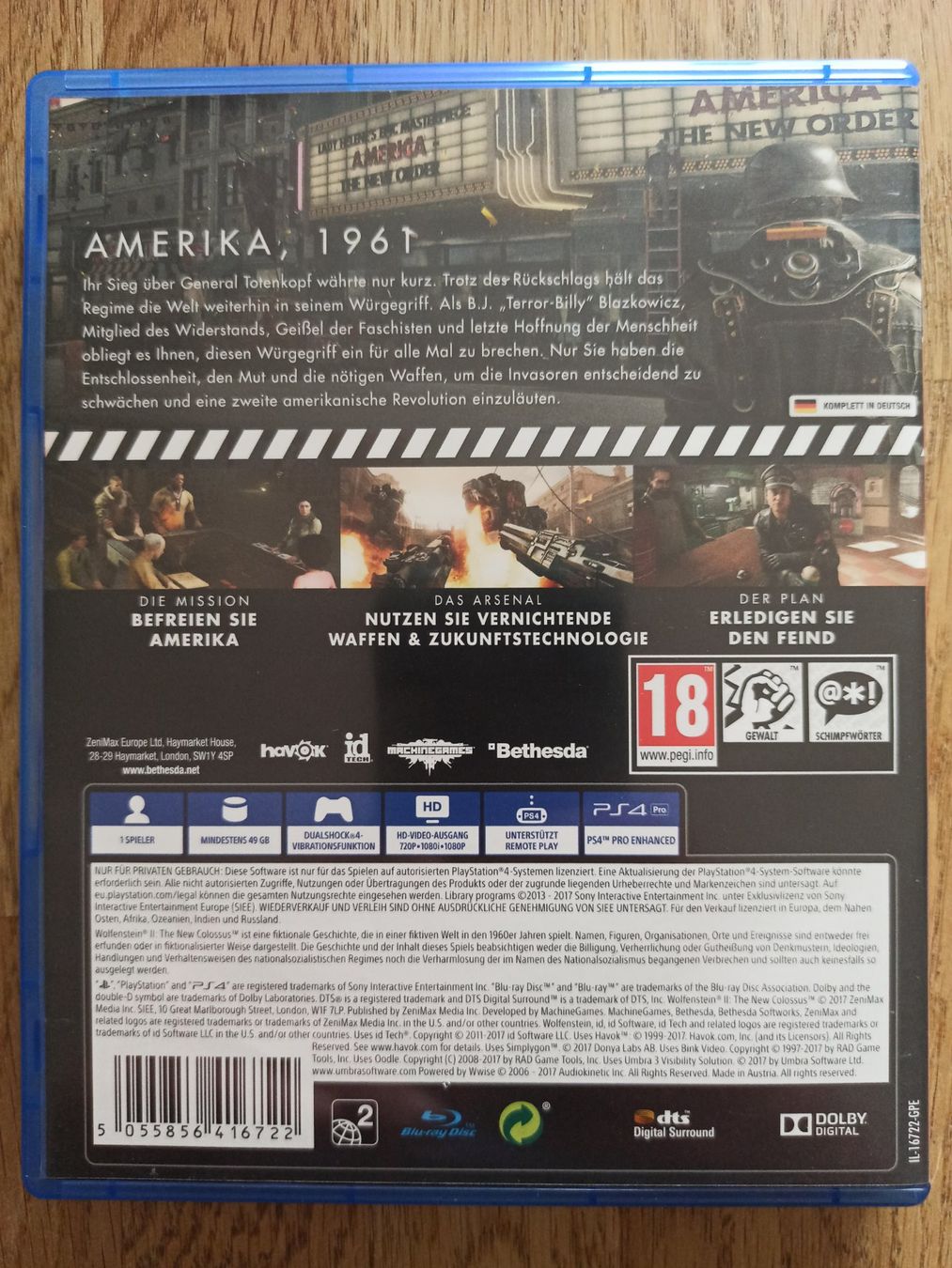 Giochi: Wolfenstein II The New Colossus/Wolfenstein 2 PS4 / PS5 TOP – Usato da Oberweningen venduto da mar_87mx 1
