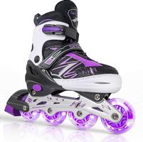 Einstellbar Inline Skates für Kinder Mädchen Jungen Anfänger