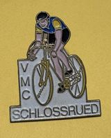 VMC Schlossrued Radfahrer Pin / Anstecker, Vintage Rarität!