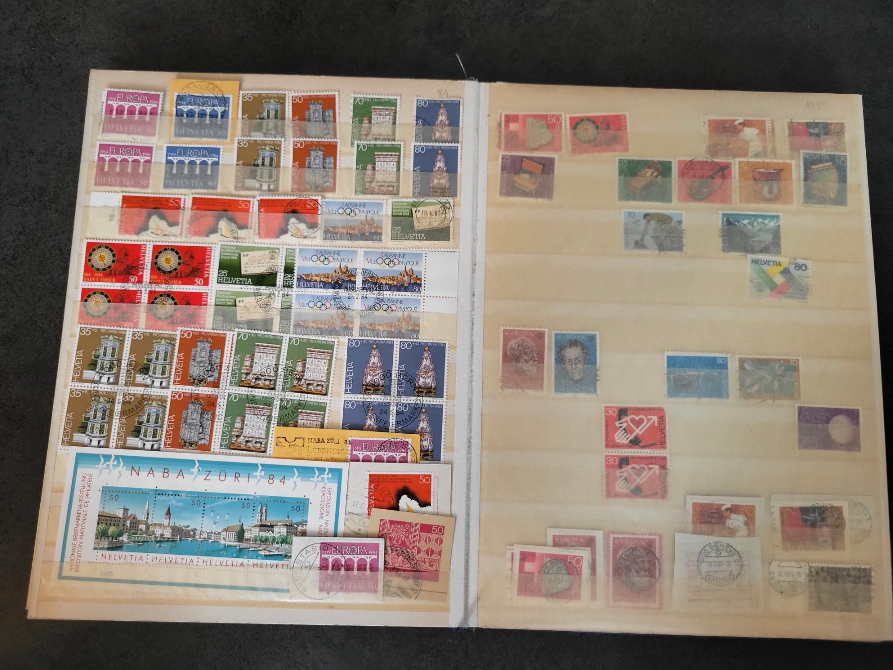 Tutti i francobolli: Sammlung Album Schweiz – Usato da Rümlang venduto da Turrin 7