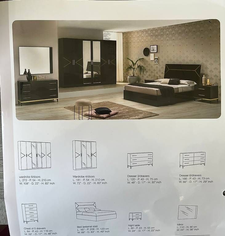 Letti: Schlafzimmer Set auch einzeln möglich – Nuovo e nell'imballaggio originale da Strengelbach venduto da rav_fmn8 2