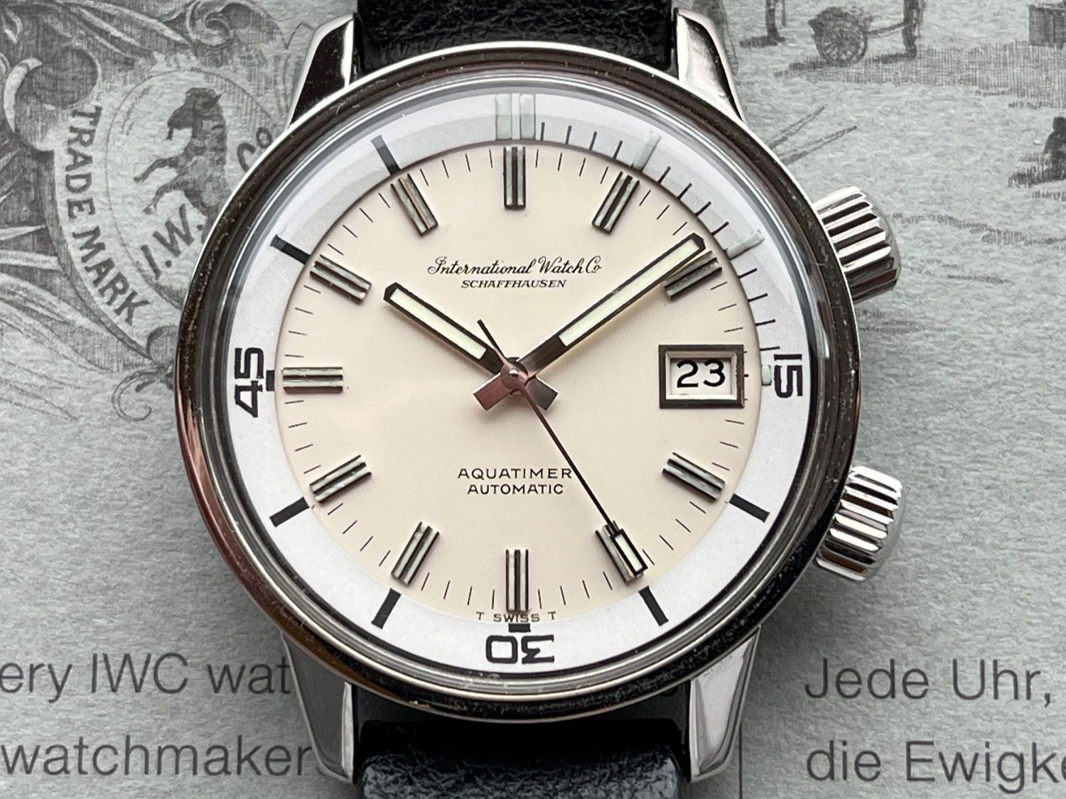 IWC Orologi: IWC AQUATIMER AUTOMATIC 1812 "WHITE DIAL“ – Usato da Beinwil am See venduto da watchfever 1