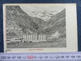 ANDERMATT URI AK KASERNE 1911 MILITÄR ARMEE SCHWEIZ