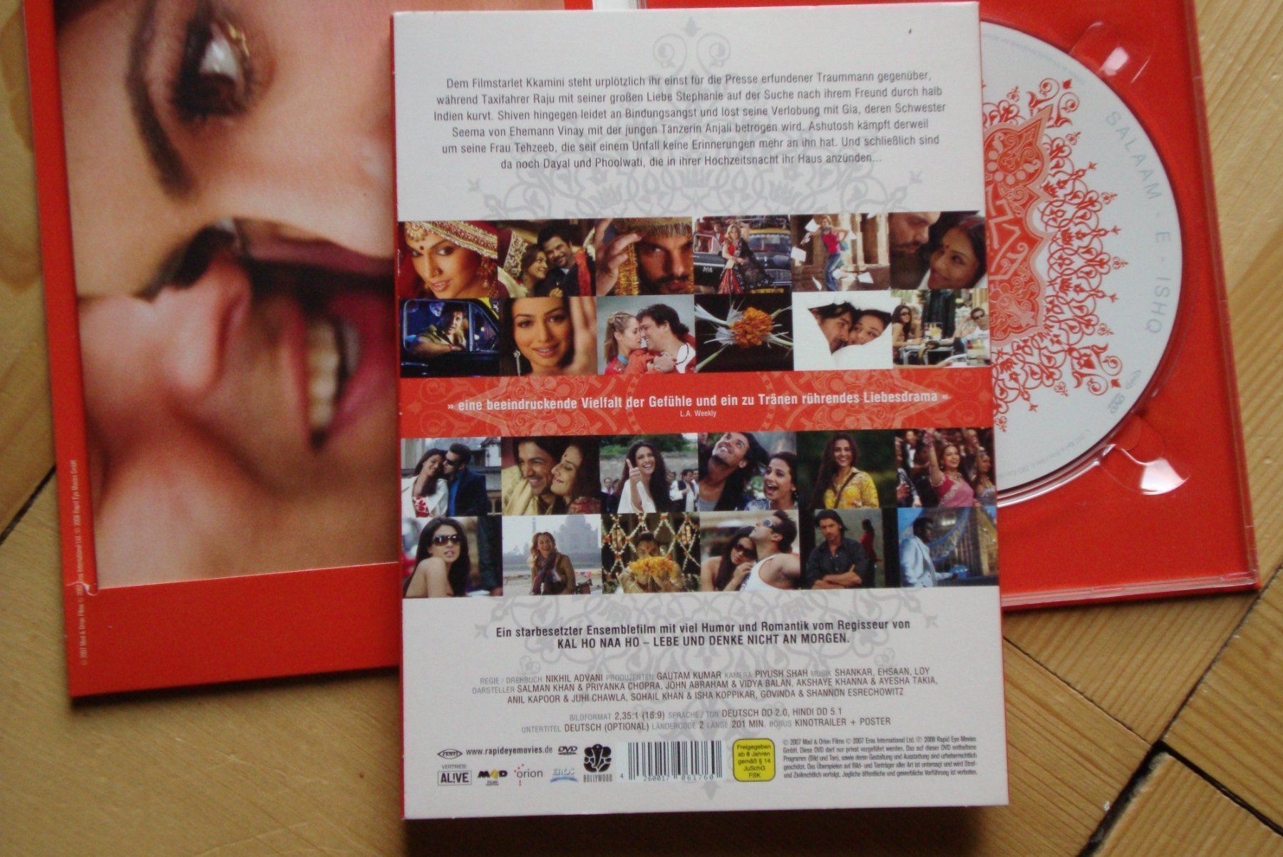 Alle DVDs: SALAAM-E-ISHQ - Bollywood - 6x Lovestory - DVD – Gebraucht aus Bern von carola31 1