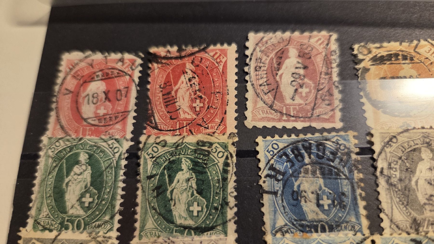 Alle Briefmarken: Lot Stehende Helvetia – Gebraucht aus Arni AG von Moth68 2