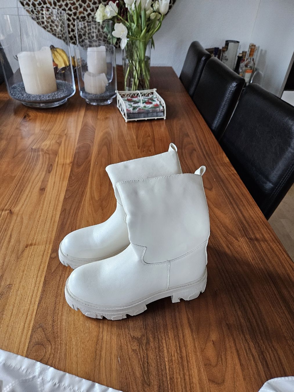 Scarpe da donna: Trendy Weisse Boots Gr.38 – Usato da Langnau am Albis venduto da Alci68