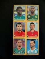Panini Sticker 2010 WM Südafrika 6er Bogen neuwertig
