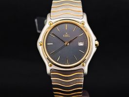 Ebel Quarzuhr aus Edelstahl und Gold
