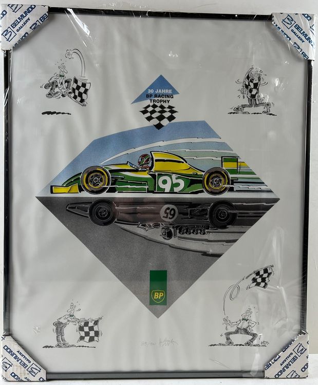 30 JAHRE BP RACING TROPHY Lithographie Handsigniert. (Neu und ...